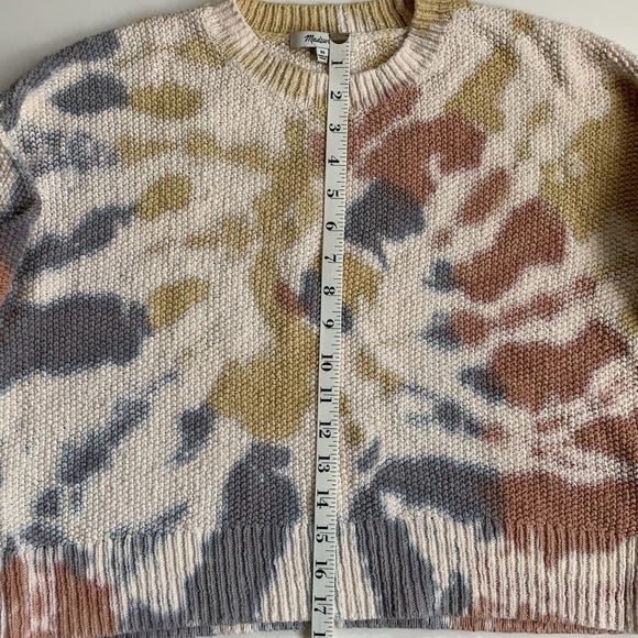 MADEWELL Tie Dye Westfield Pullover Sweater Size XS - Picture 7 of 15